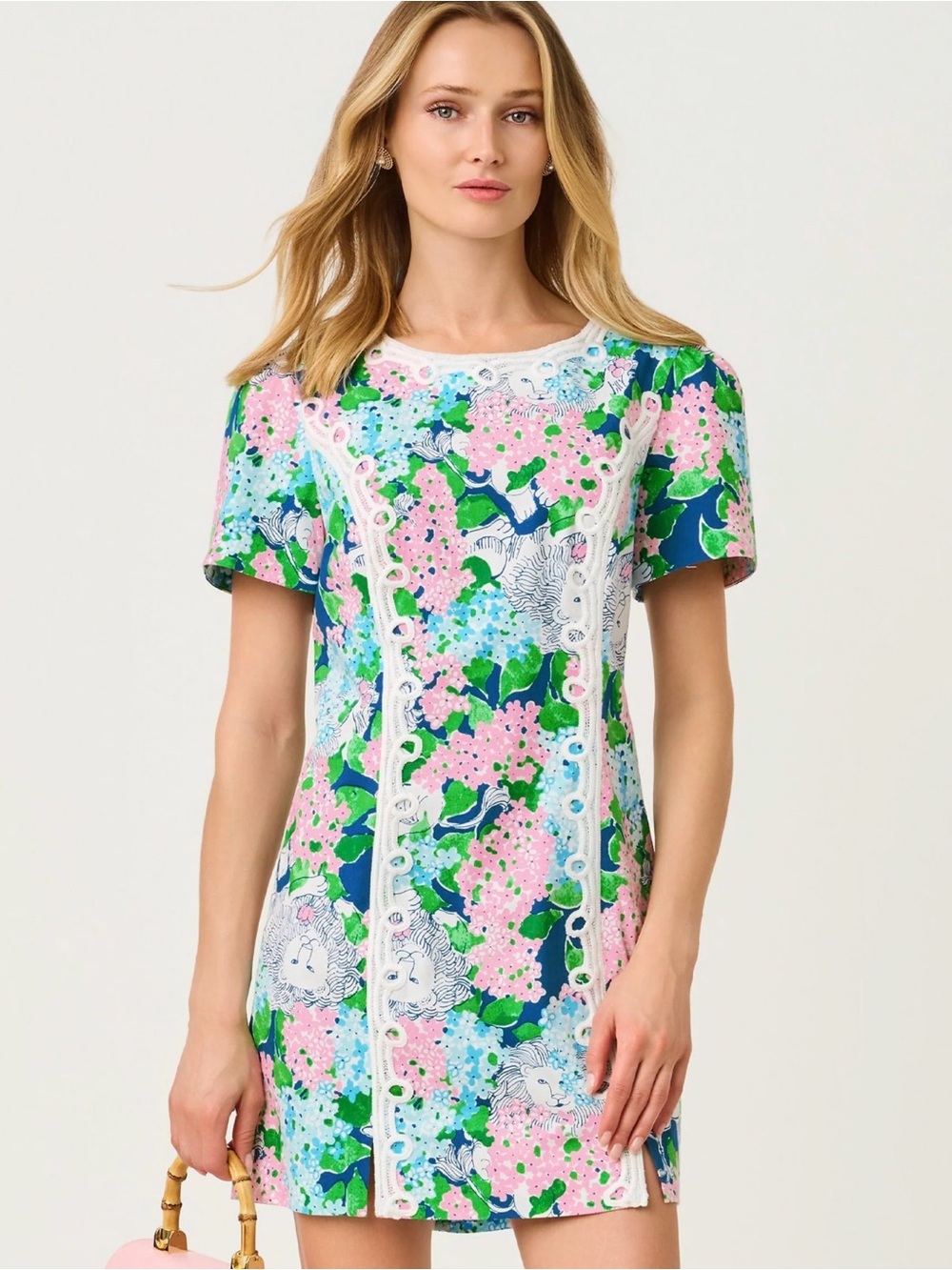 NWT  LILLY PULITZER Salem Shift Romper-Starlight Navy Lydia. Size 10